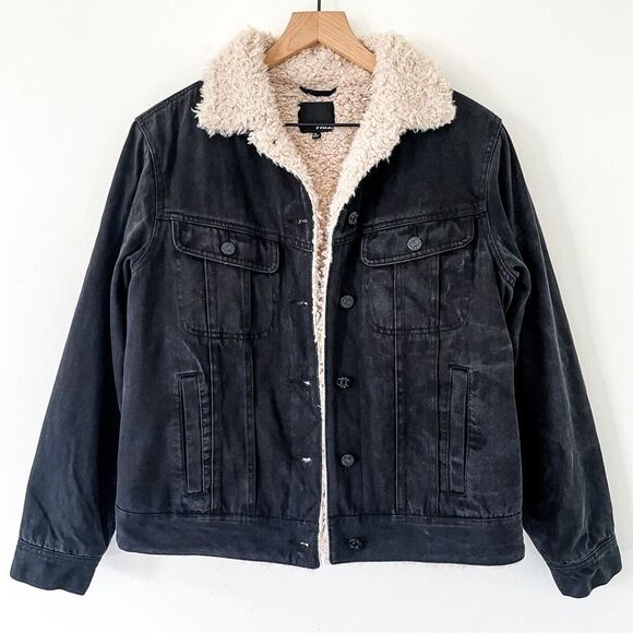 Wilfred Free sherpa denim jacket. - Picture 3 of 8